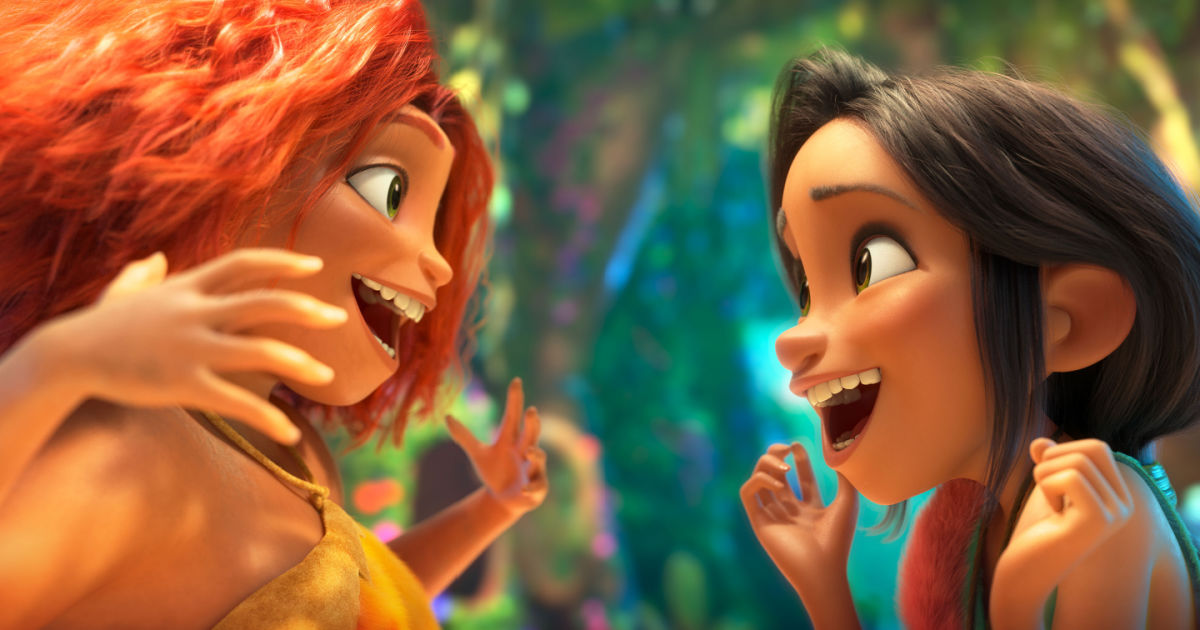 eep and dawn from the croods movie.