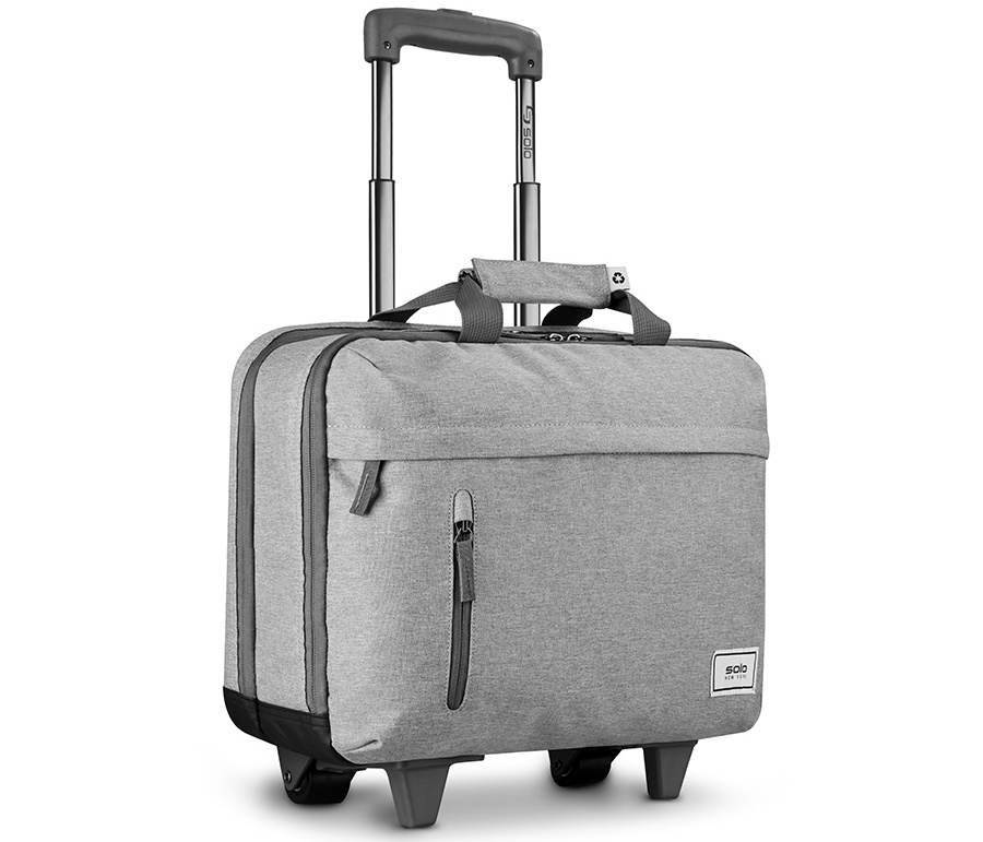 gray solo rolling case