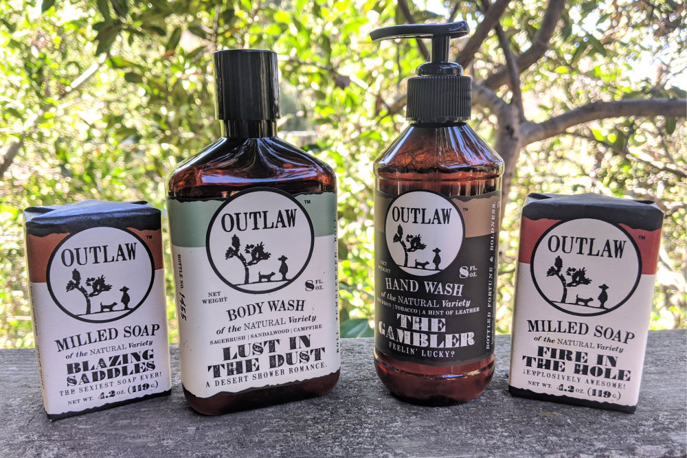 manly outlaw toiletries.