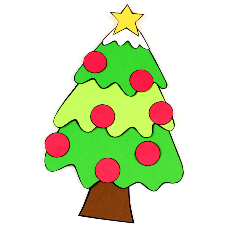 printable christmas tree craft