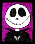 Jack Skellington Line Study Coloring Page - Mama Likes This