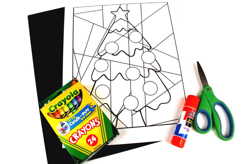 supplies for christmas tree line study