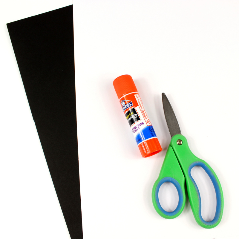 supplies for paper jack skellington craft