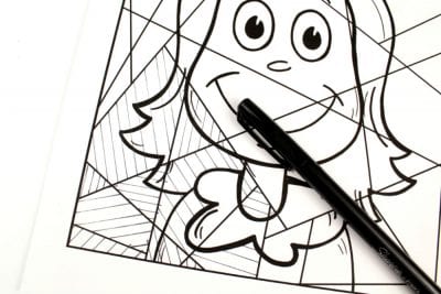 Printable Cindy Lou Who Coloring Page | Mama Likes This