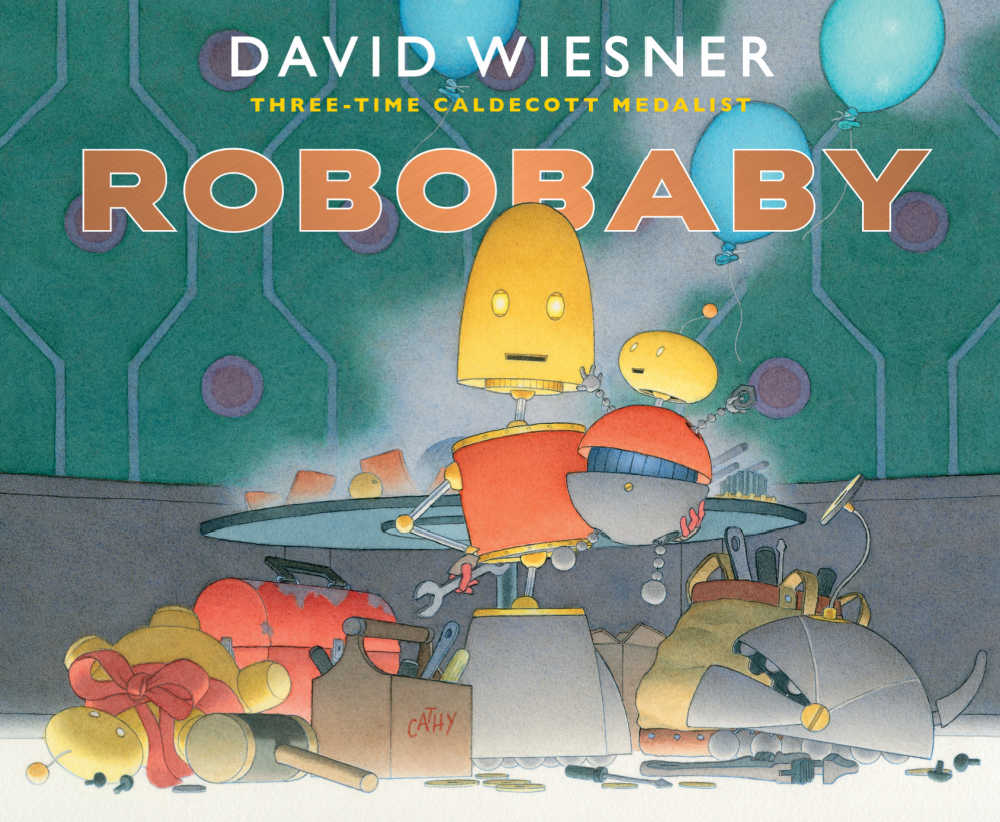 When a new baby is on the way, preschool and elementary school age kids will love the engaging new Robobaby book by David Wiesner. 