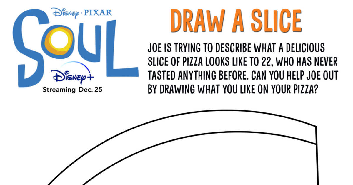 feature disney pixar coloring page pizza