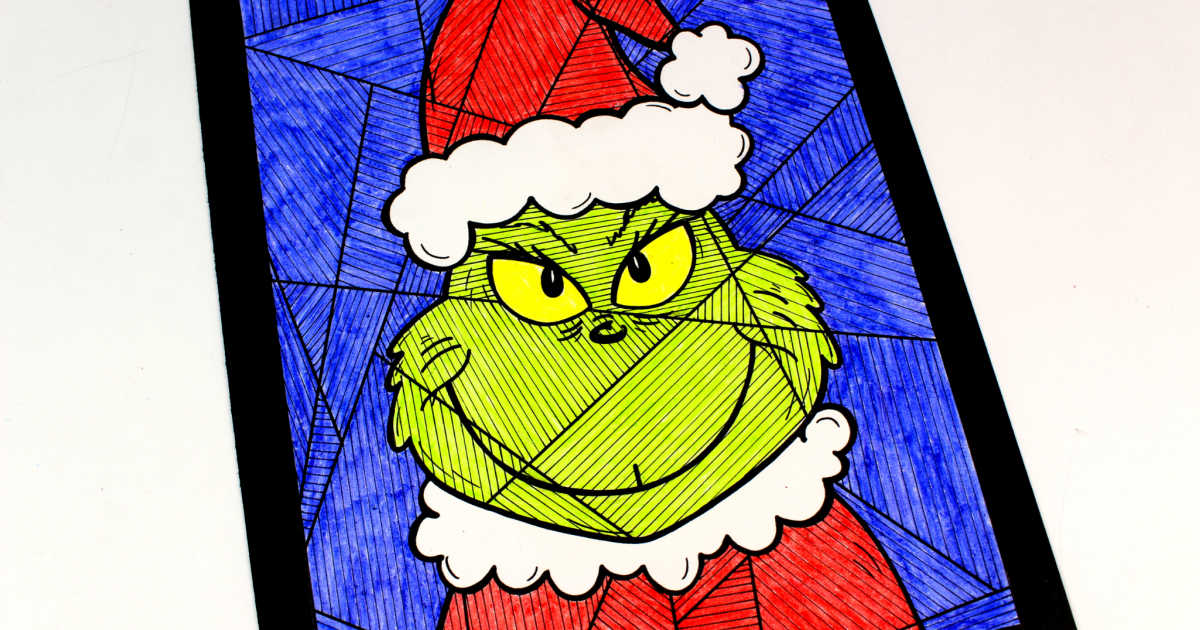 feature grinch coloring page