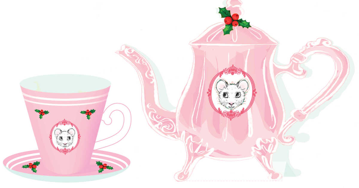 feature pink teapot set craft