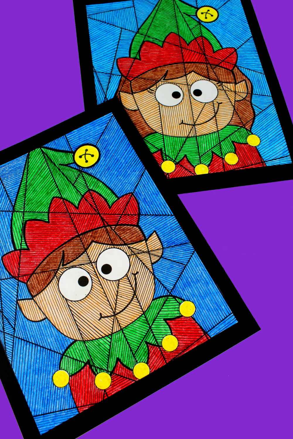 printable boy and girl elf activities