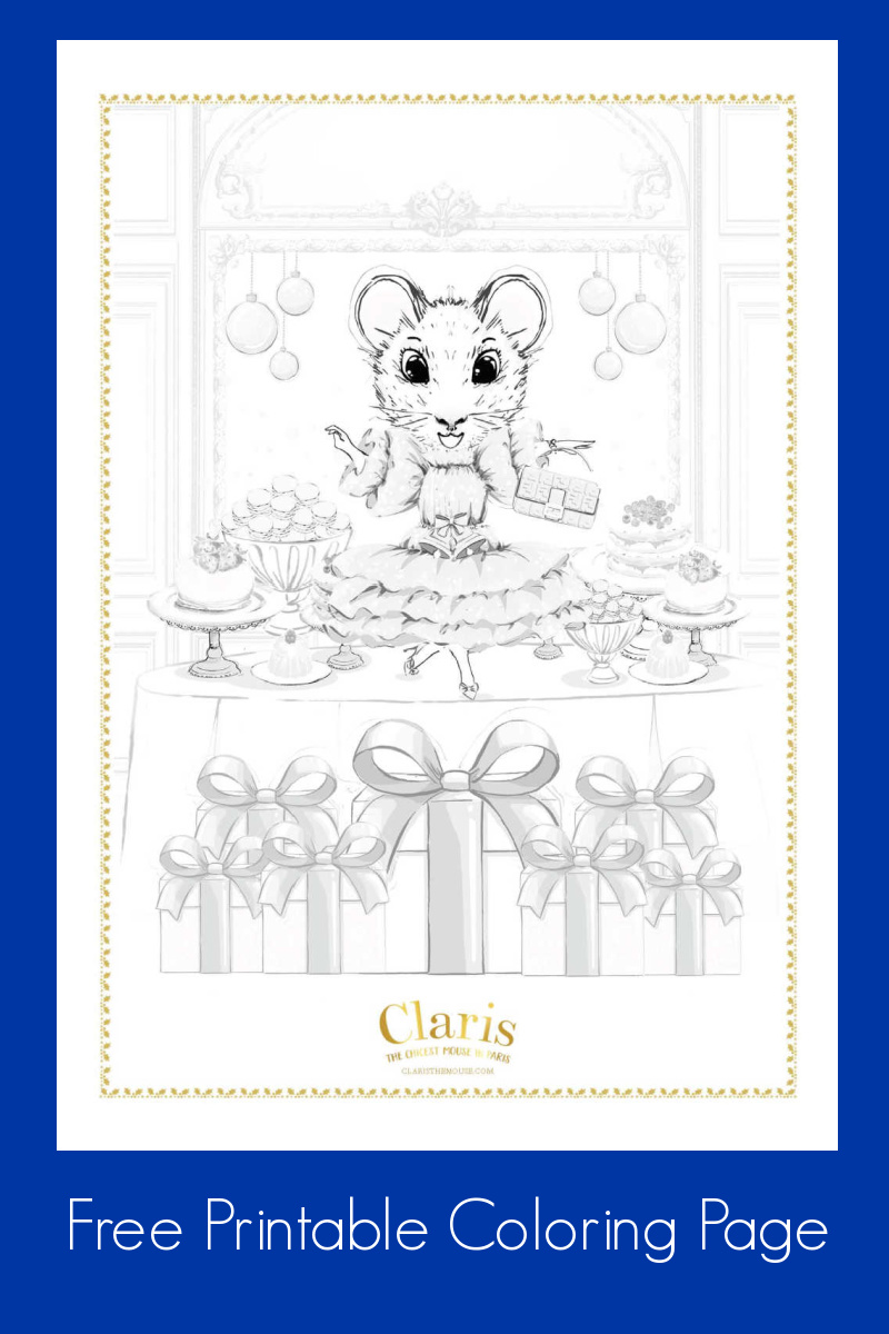 Whatever you want to celebrate, this free printable mouse party coloring page can help you have even more fun. 