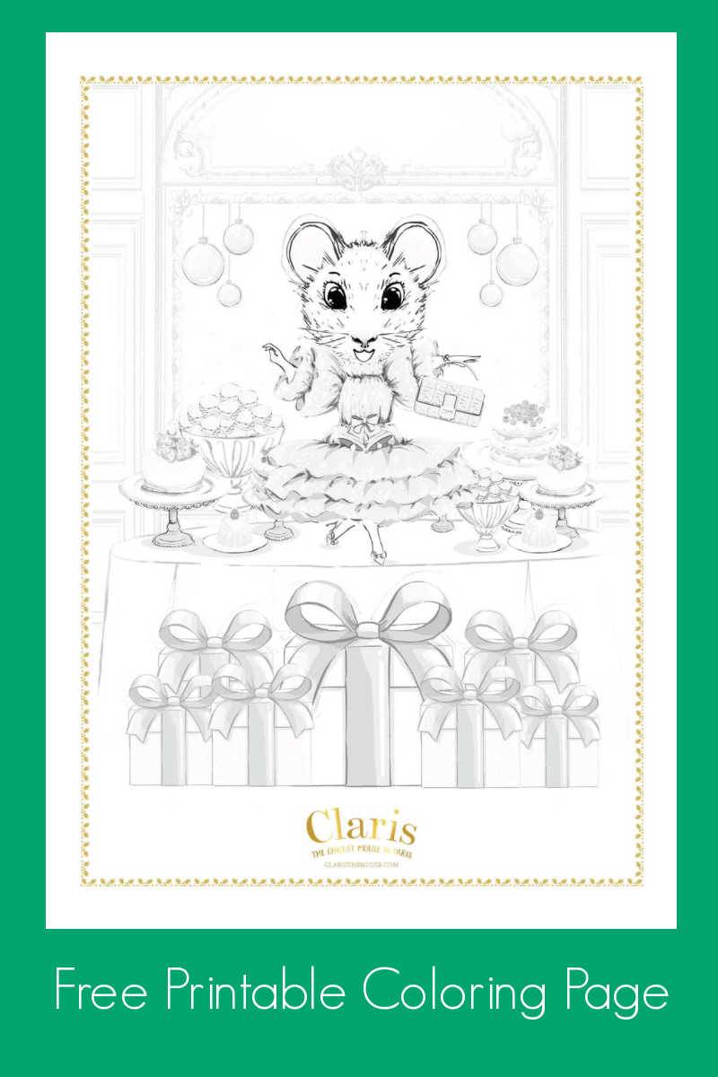 Whatever you want to celebrate, this free printable mouse party coloring page can help you have even more fun. 
