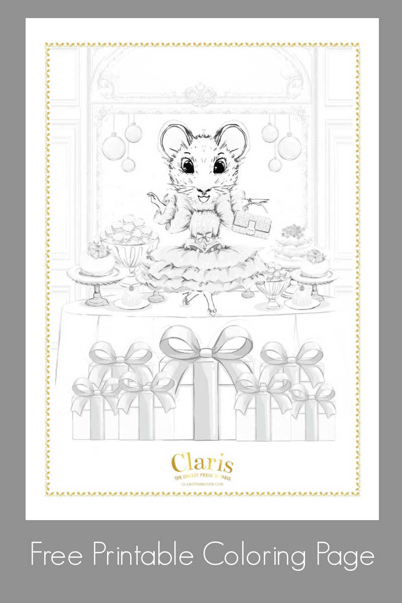 Whatever you want to celebrate, this free printable mouse party coloring page can help you have even more fun. 