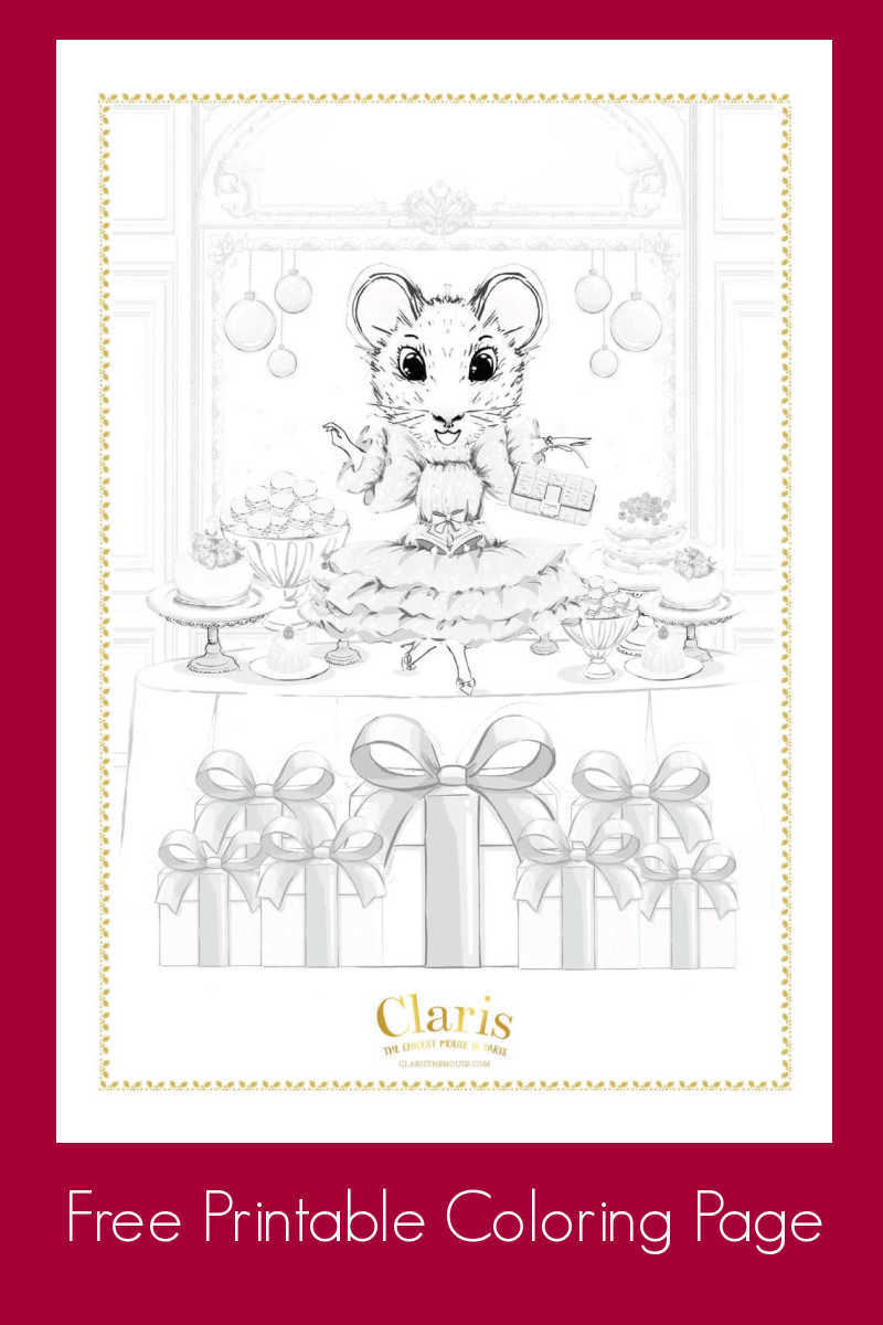 Whatever you want to celebrate, this free printable mouse party coloring page can help you have even more fun. 