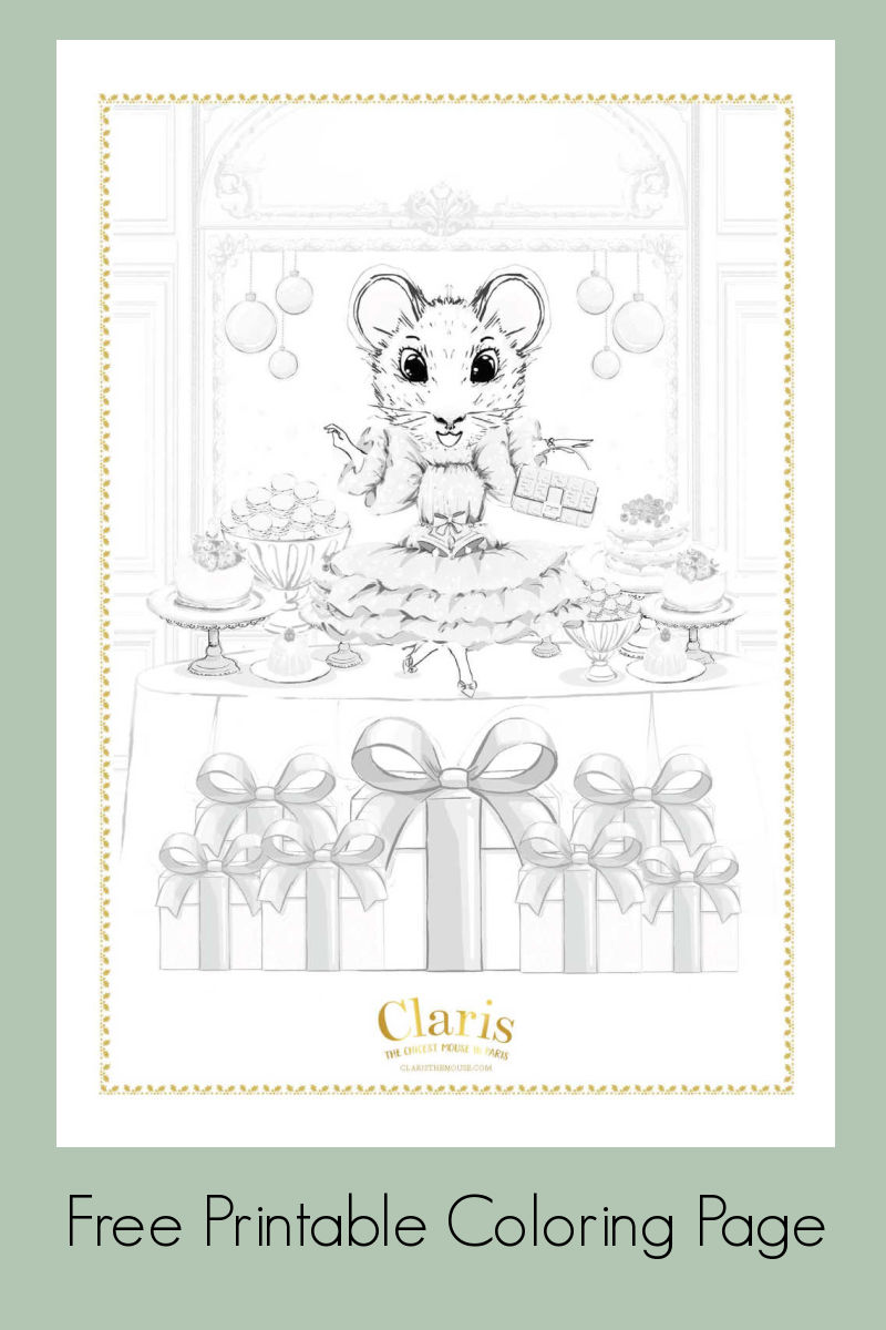 Whatever you want to celebrate, this free printable mouse party coloring page can help you have even more fun. 