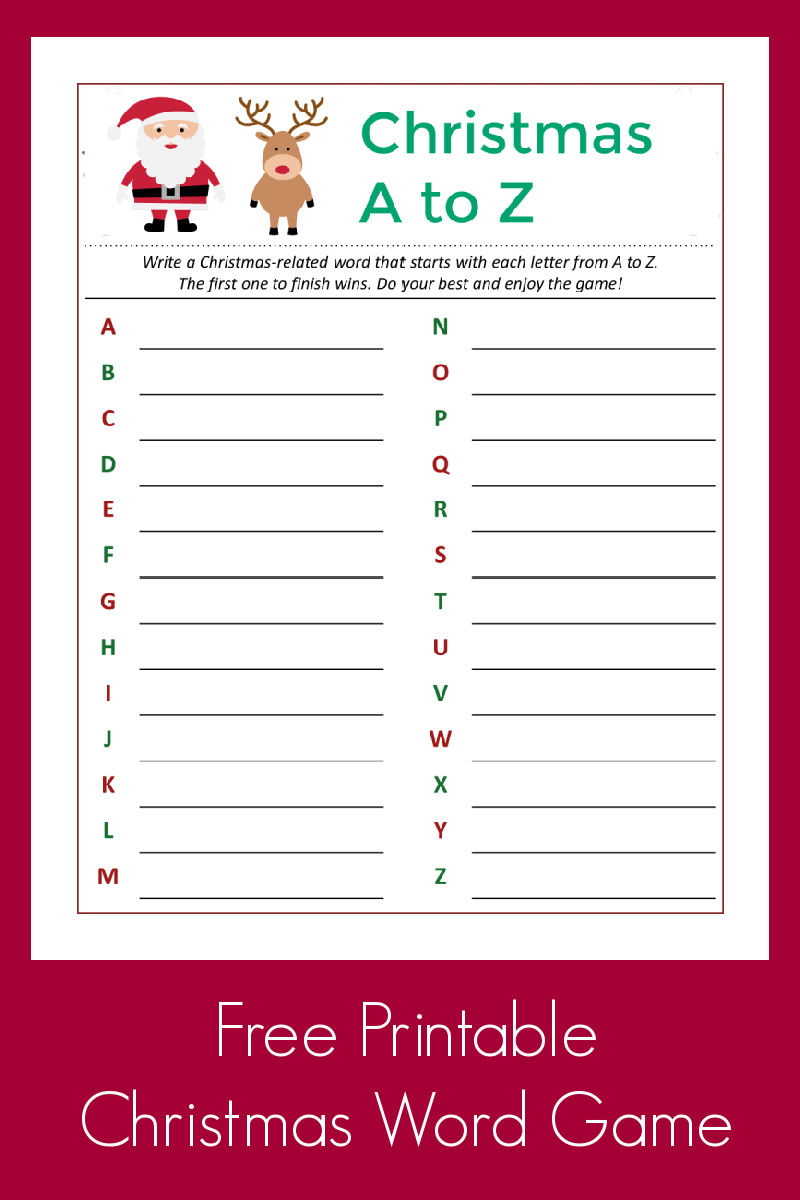 free printable santa s christmas word game mama likes this