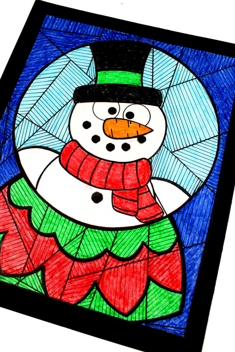 Color this free printable snow globe coloring page, so that you can create a festive work of art for your home. 