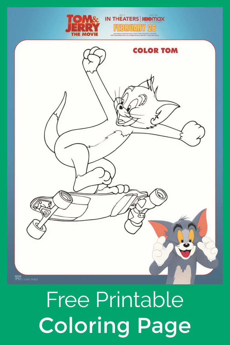 disney tom and jerry coloring pages