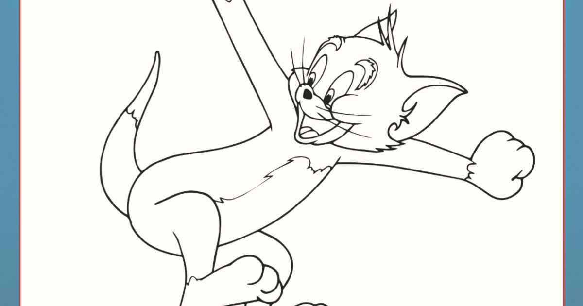 440  Tom Cat Coloring Pages  Latest Free