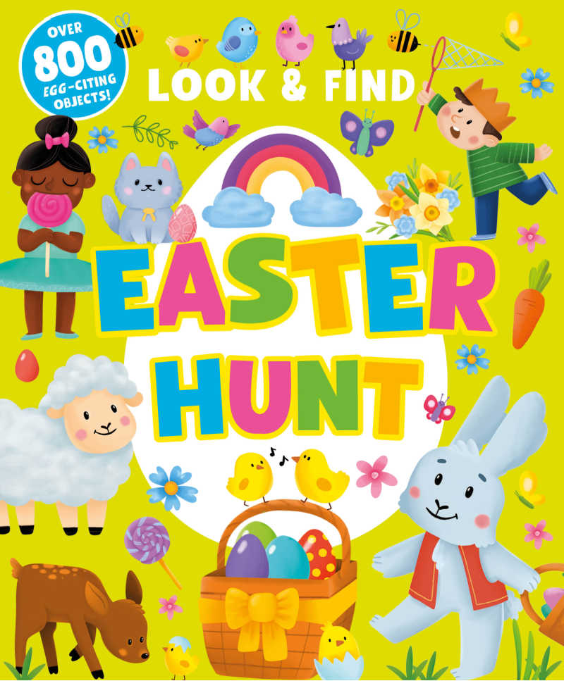 childrens book - look and find easter hunt.