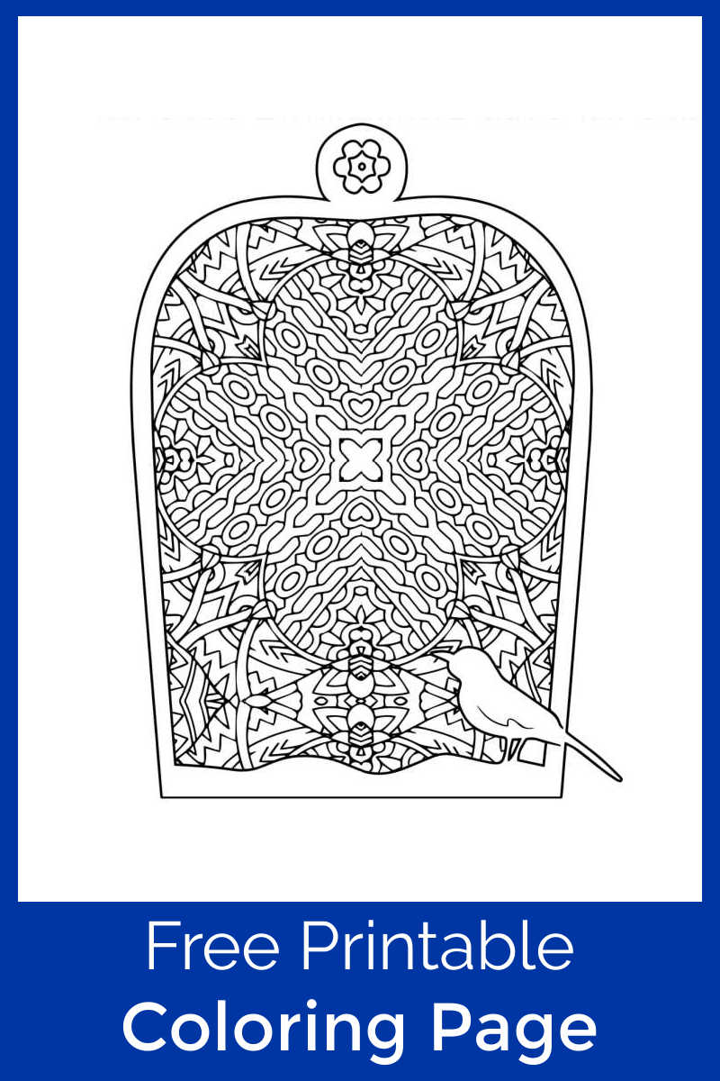 Download the free printable bird cage adult coloring page, so that you can help create a pretty living space for this cute little birdy. 