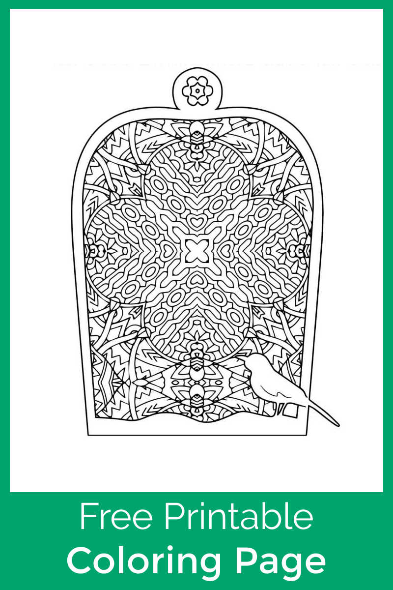 Download the free printable bird cage adult coloring page, so that you can help create a pretty living space for this cute little birdy. 