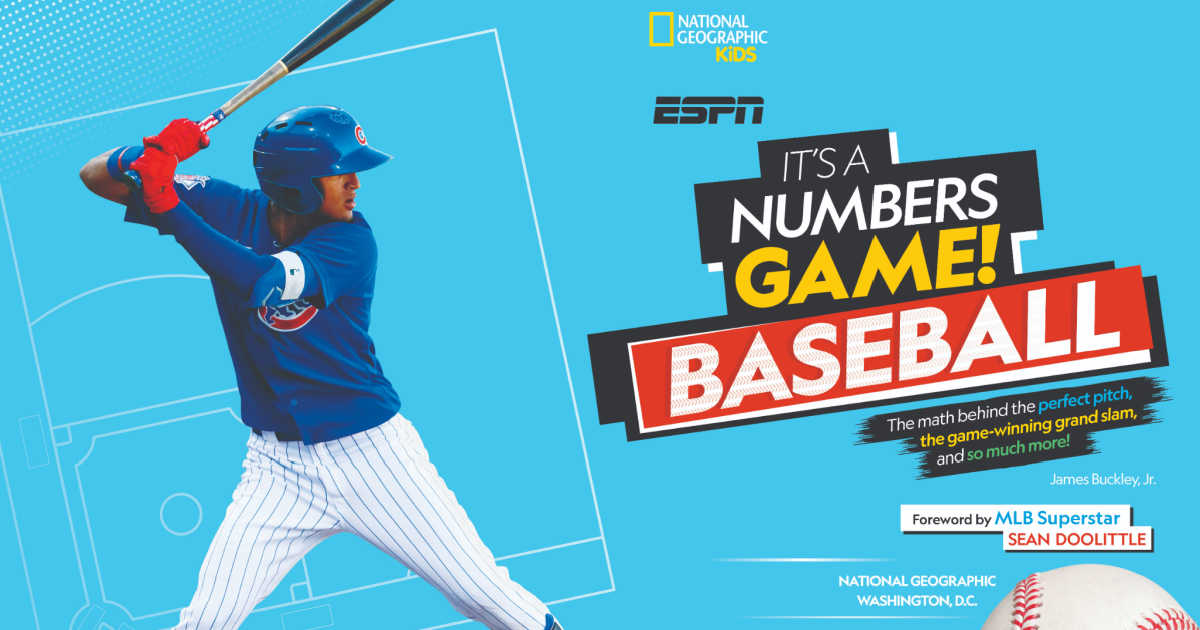 MLB Opening Day is April 1st, so now is the perfect time for kids to dig into the Nat Geo Baseball book It's A Numbers Game! Baseball. 