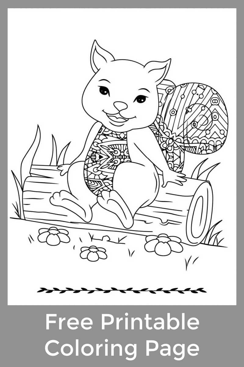 log coloring page