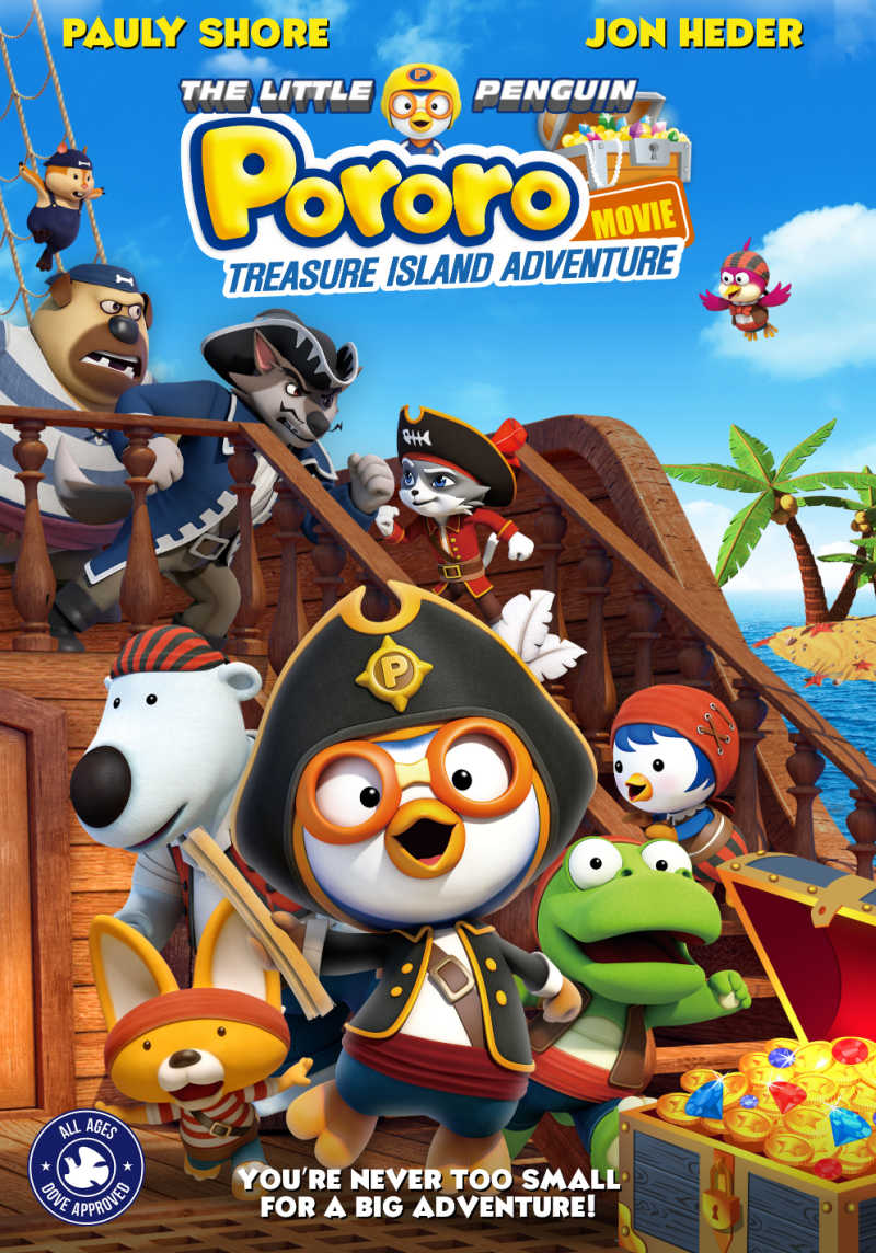 Your family will love the swashbuckling Pororo Treasure Island Adventure movie, since you are never too small for a big adventure.