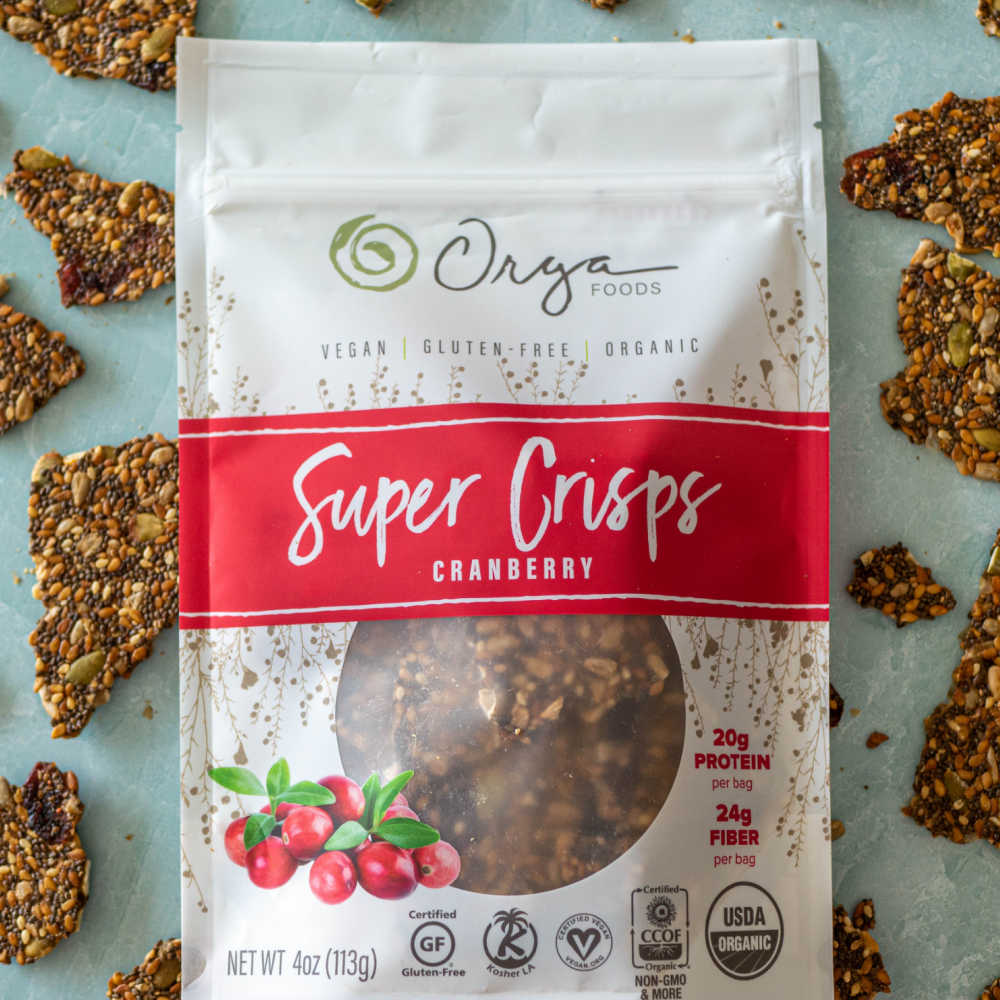 cranberry super crisps from orga foods. 