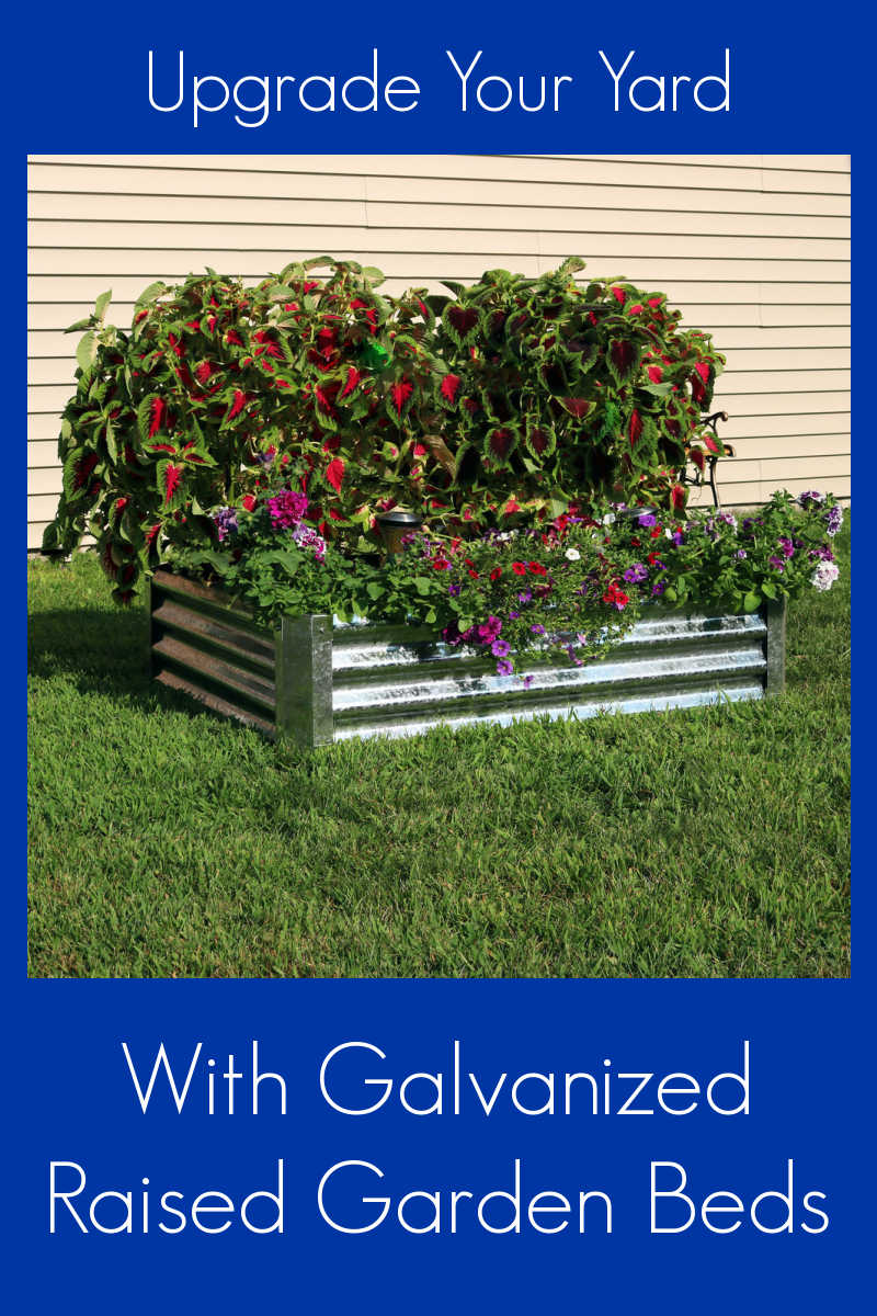 It's easy to upgrade your backyard, when you add a beautiful galvanized garden bed or several of the raised beds. 