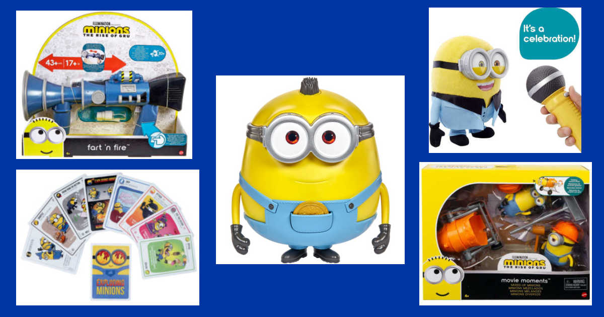 feature 5 must have minions toys