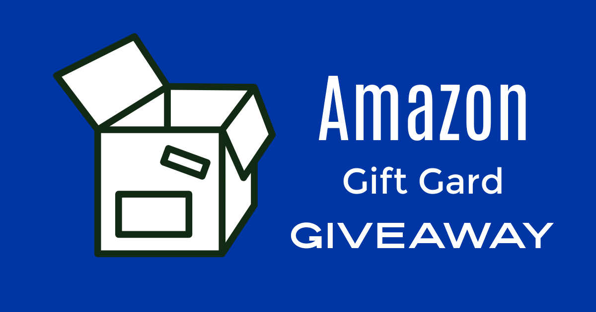 The sweepstakes has 4 winners and it ends soon, so enter today for a chance to win the Amazon gift card giveaway. 