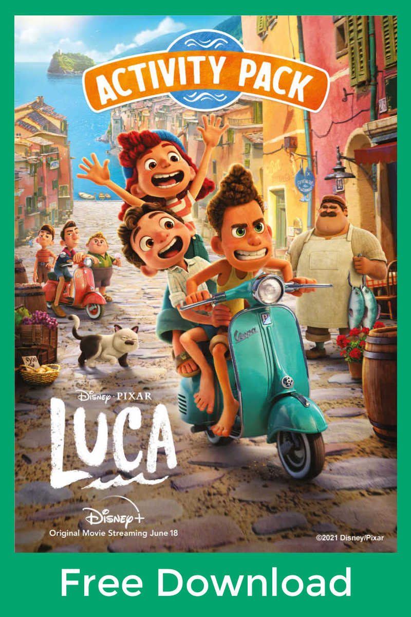 Your child can have a whole lot of fun, when you download the free printable Luca activities from Disney Pixar. 