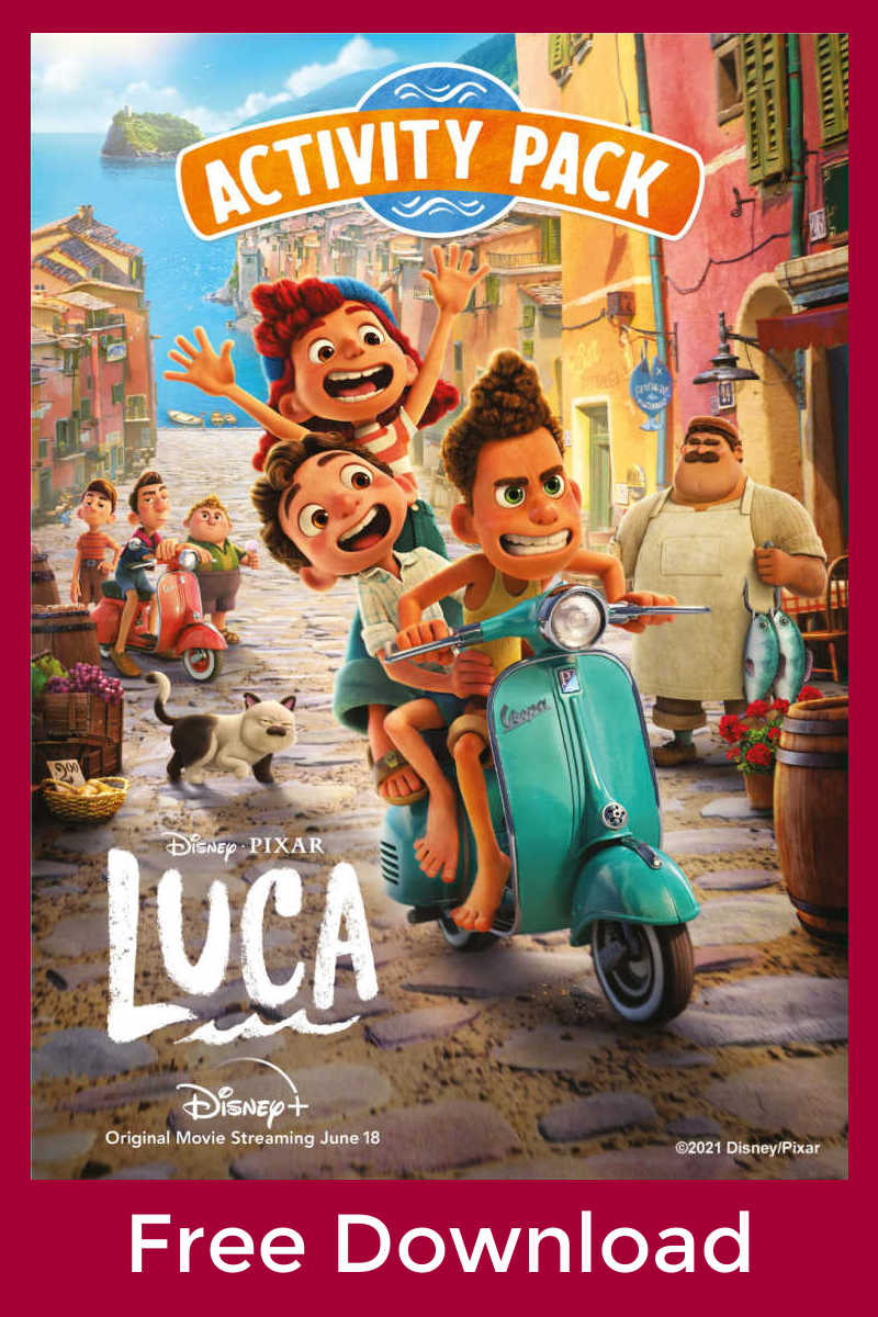 Your child can have a whole lot of fun, when you download the free printable Luca activities from Disney Pixar. 