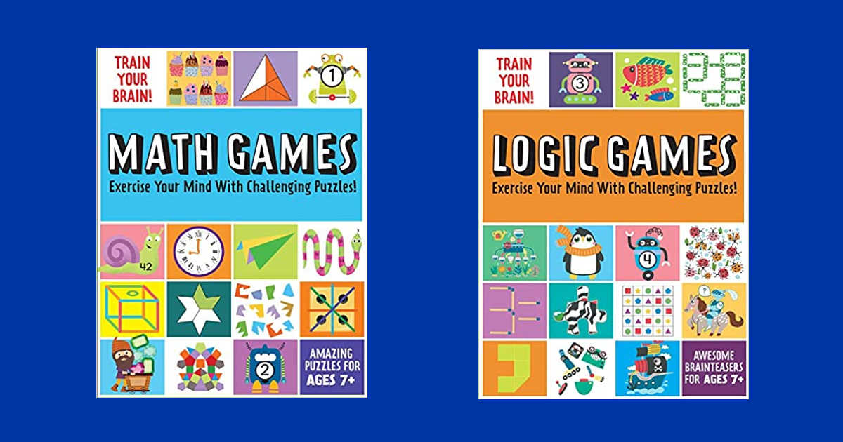 logic and math game books.