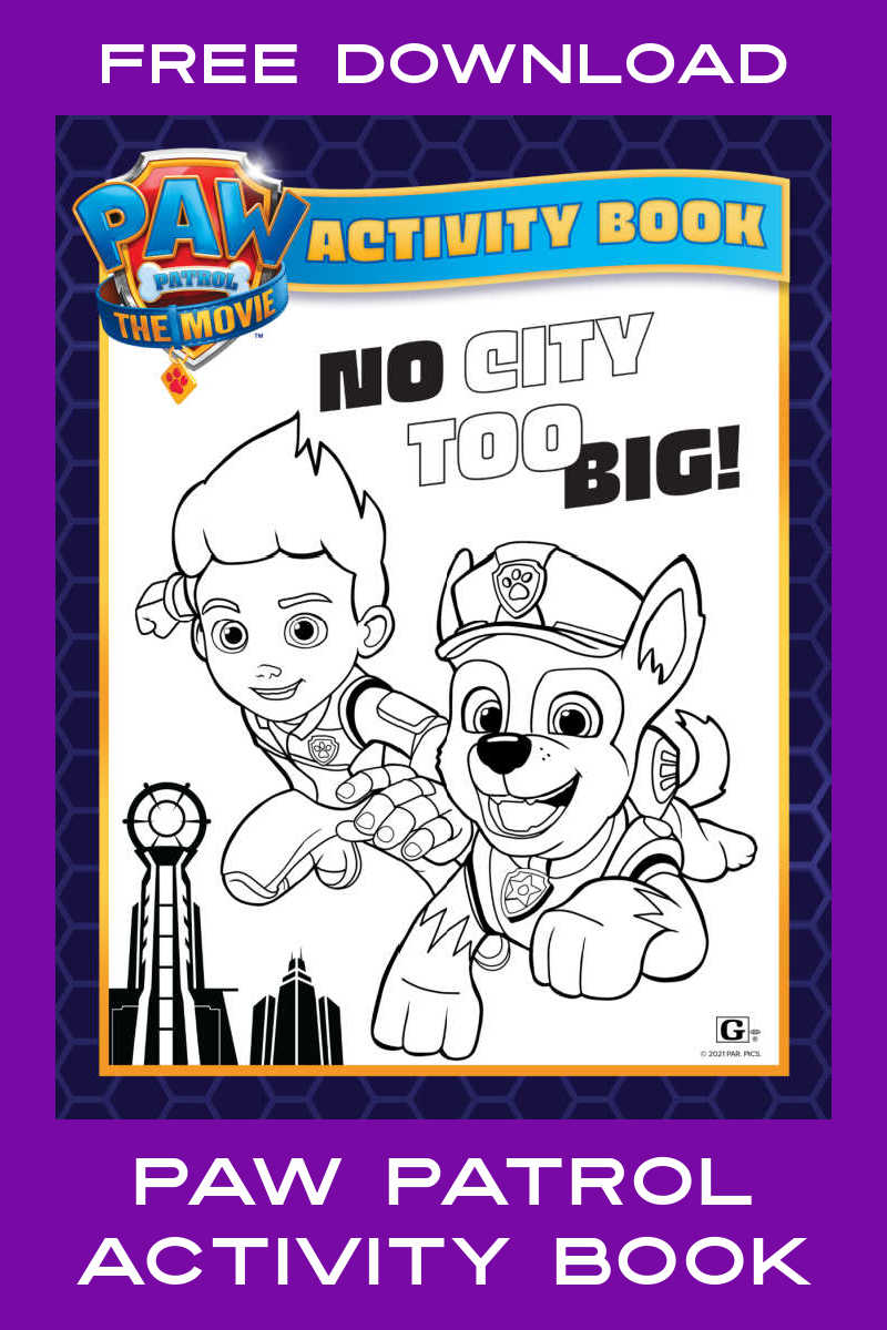 Your child can have fun with their favorite characters, when you download the free Paw Patrol printables activity book. 