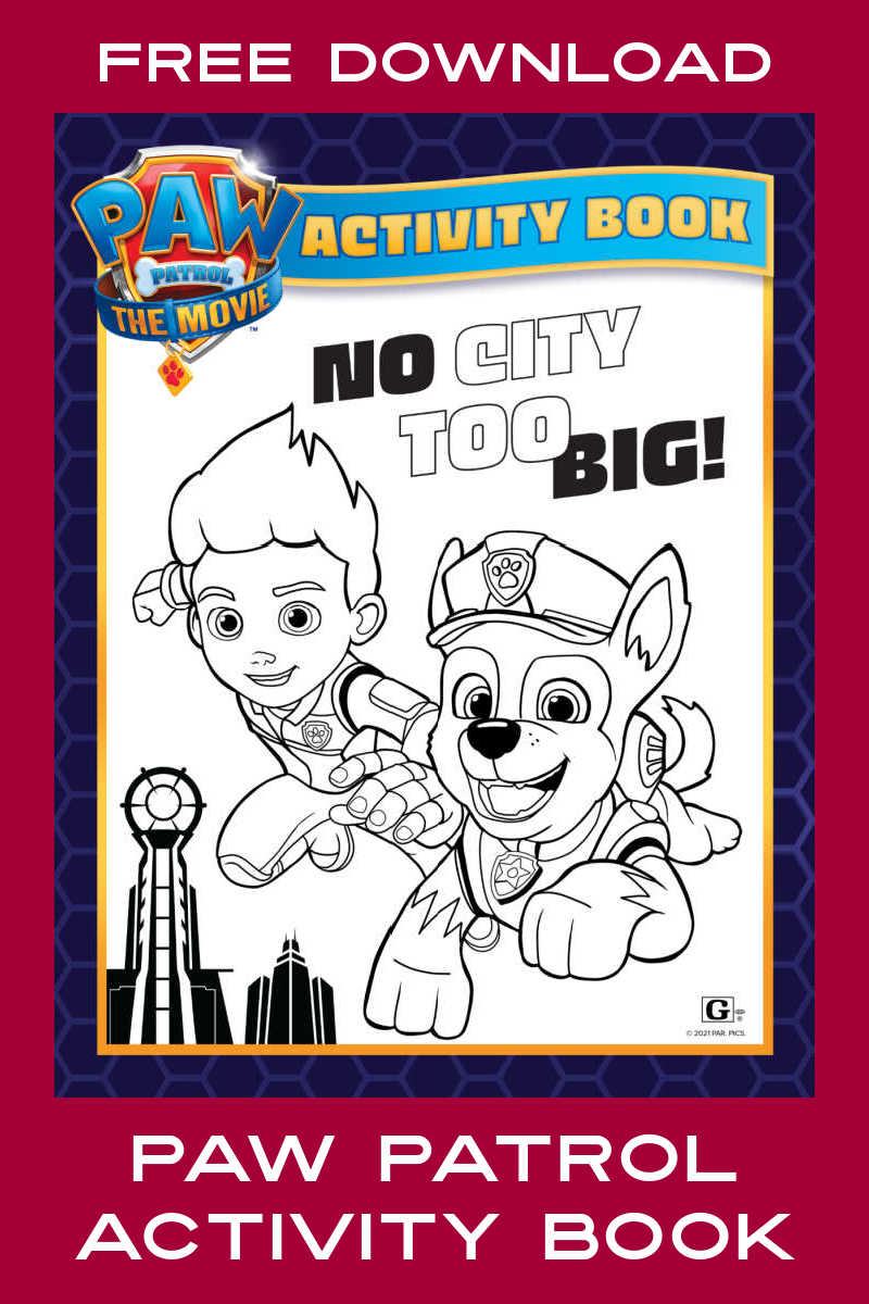 Your child can have fun with their favorite characters, when you download the free Paw Patrol printables activity book. 