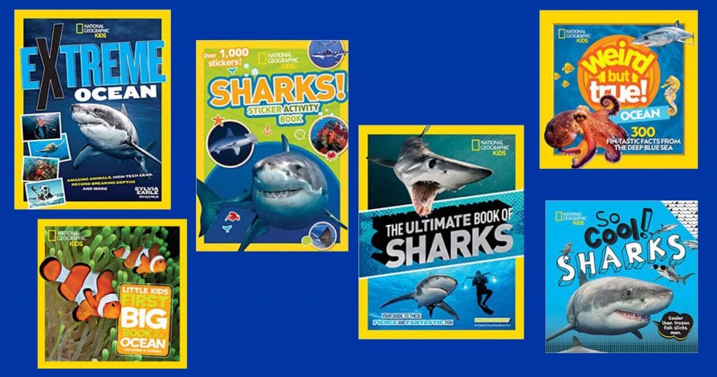 National Geographic Sharks Books for Shark Week - Mama Likes This