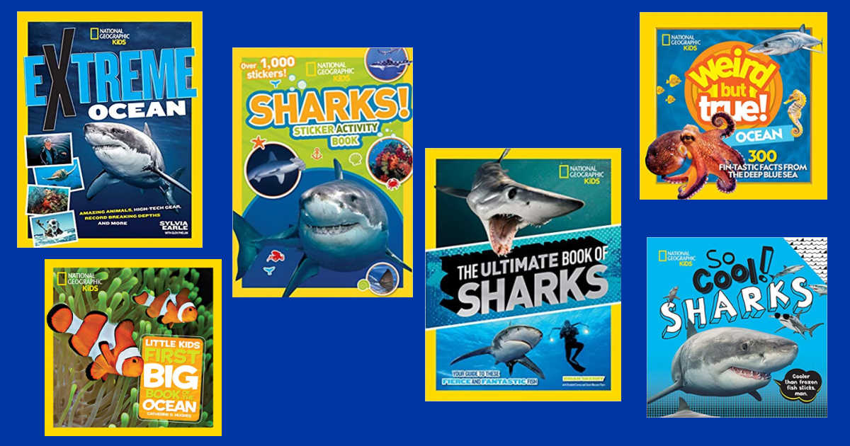 Over 1,000 Stickers! National Geographic Kids Sharks Sticker Activity Book NG Sticker Activity Books 