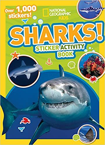 book - shark stickers