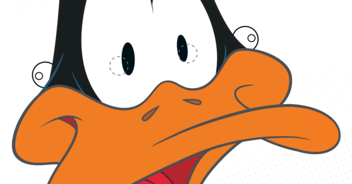 Daffy Duck Face Drawing