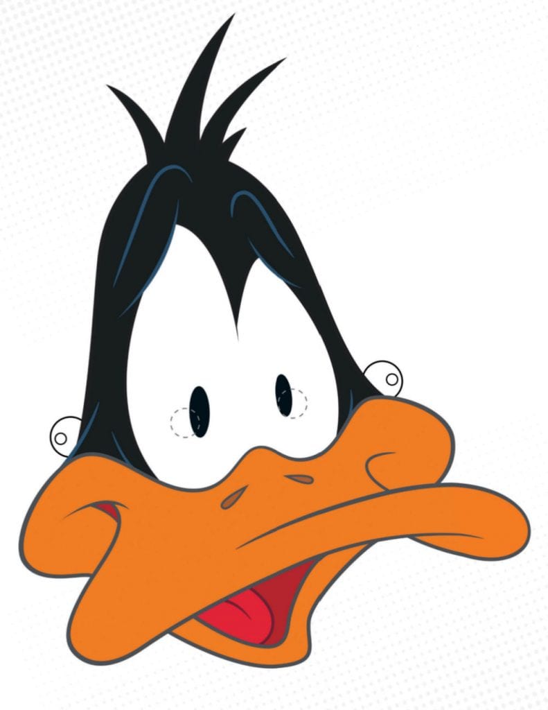 Free Printable Space Jam Daffy Duck Mask - Mama Likes This
