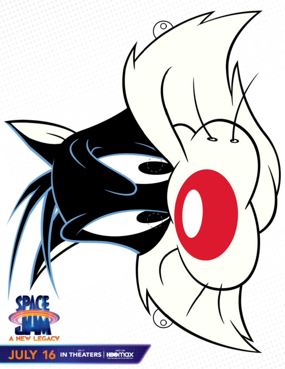 Free Printable Space Jam Sylvester Mask Craft - Mama Likes This