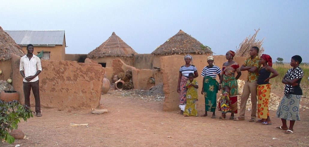 village in ghana