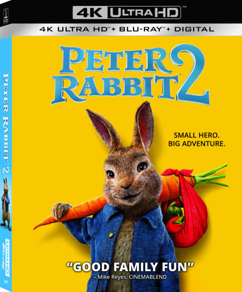 It's time for family movie night fun and adventure, since Peter Rabbit 2 is now available on blu-ray, DVD, 4k and digital. 