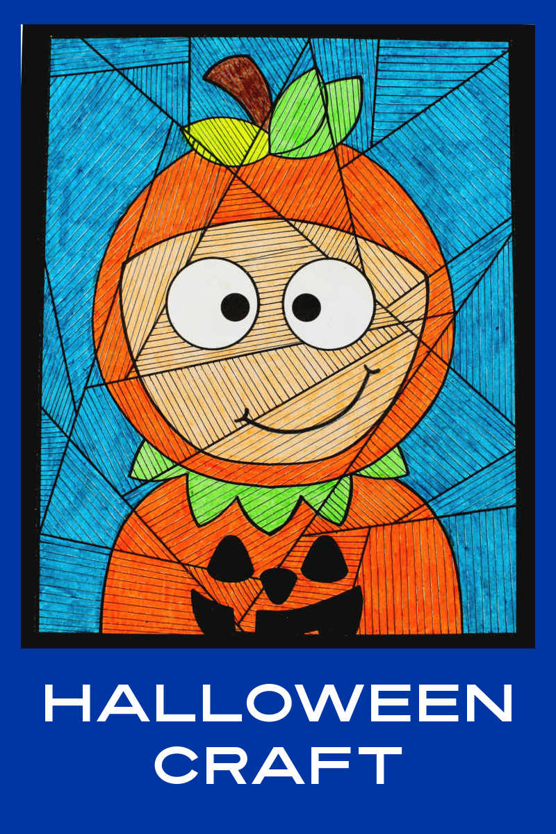 Halloween Pumpkin Child Craft Project - Mama Likes This