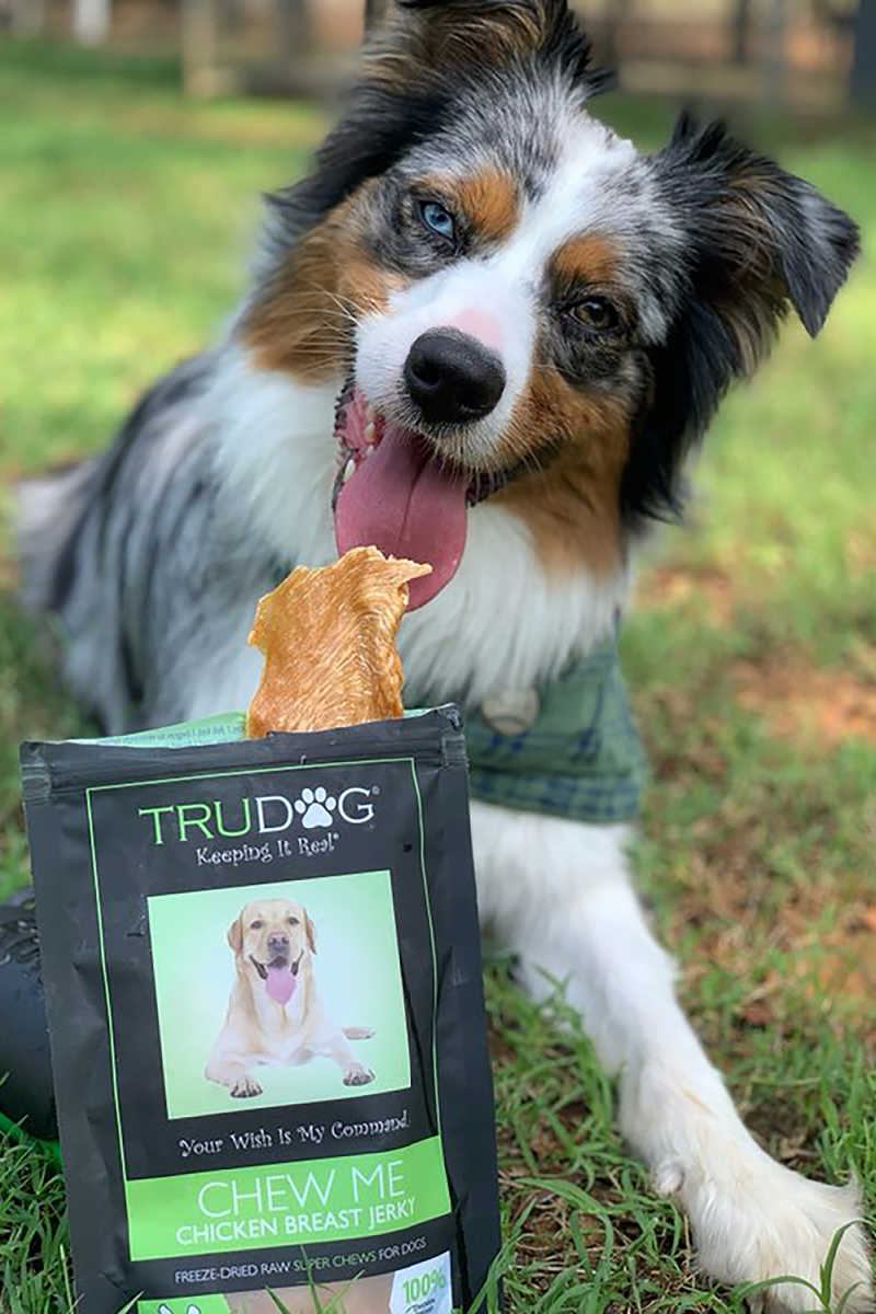 ad: Your good dog deserves the best, so choose natural dog treats to reward your pet for good behavior or just because!