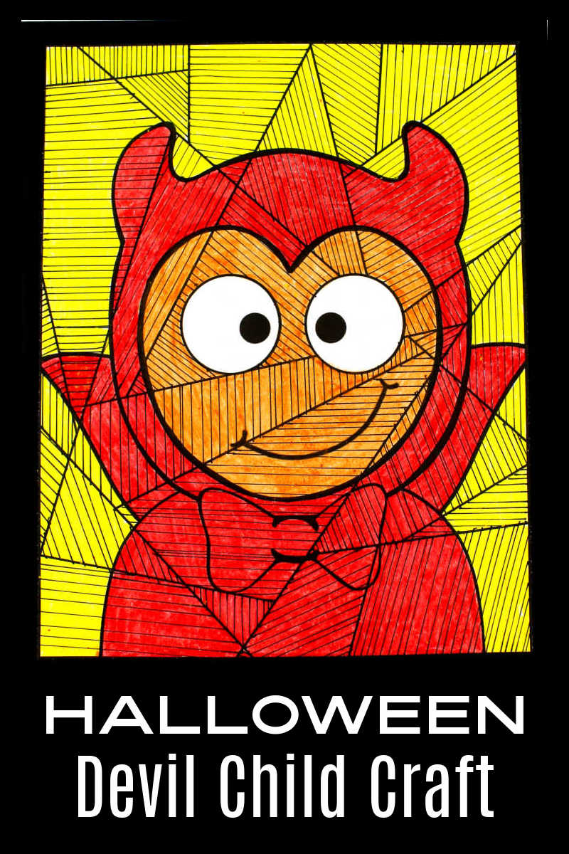 halloween devil child craft
