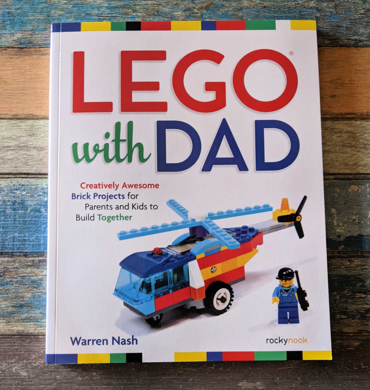 LEGO with Dad is a fantastic project book for kids and adults who like to build, since we all know that LEGO are not just for children. 