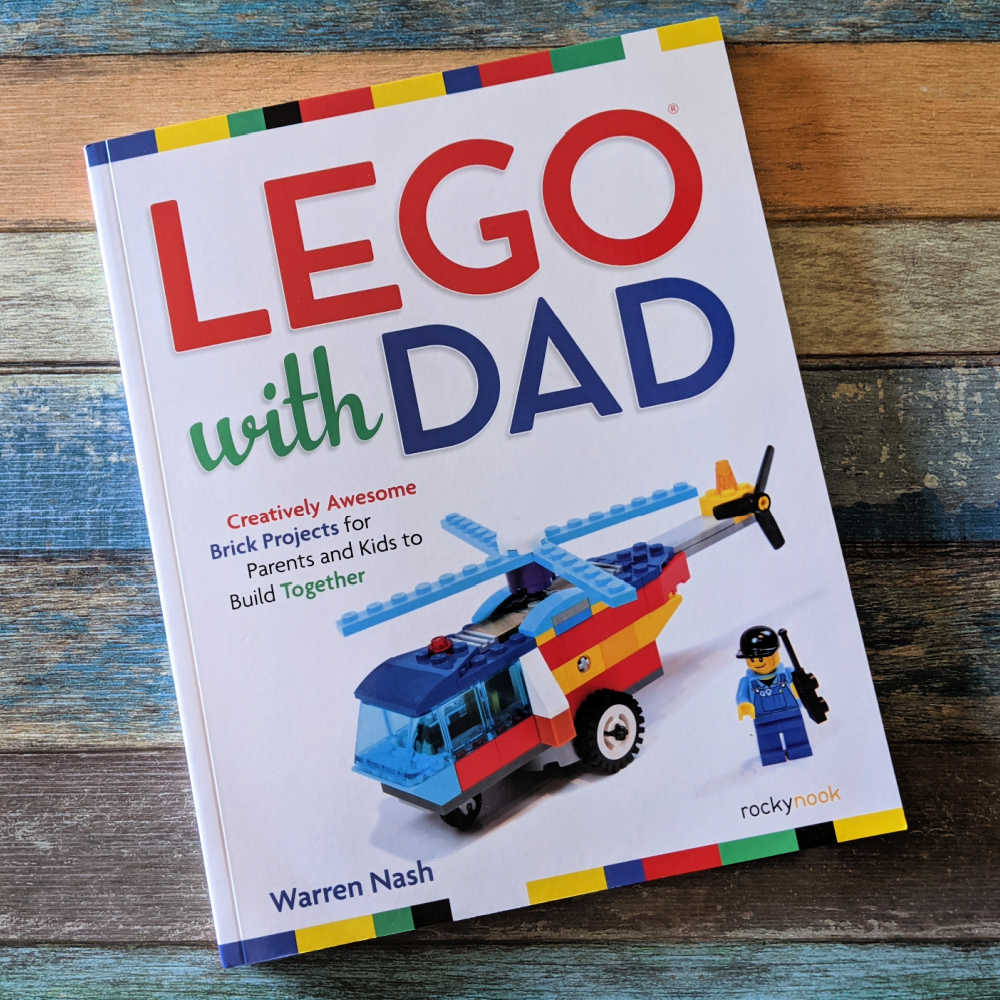 LEGO with Dad is a fantastic project book for kids and adults who like to build, since we all know that LEGO are not just for children. 